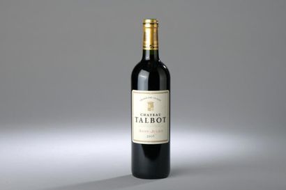 null 1 bouteille Château TALBOT, 4° cru Saint-Julien 2005.