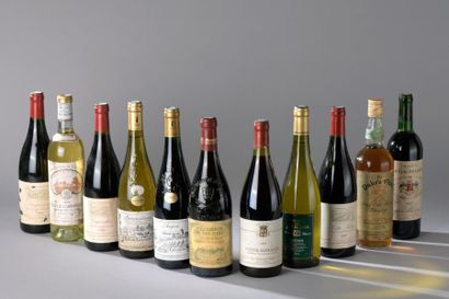 null Ensemble de 11 bouteilles :

- 1 bouteille Château LA GAFFELIERE, 1° Grand Cru...