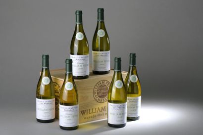 null 6 bouteilles CHABLIS "Grand Cru", W. Fèvre 2010 (3 Preuses, 3 Bougros) cb.