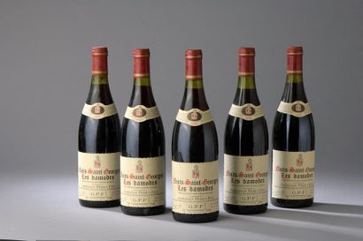 null 5 bouteilles NUITS-ST-GEORGES "Les Damodes", Grivelet 1988.
