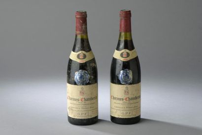null 2 bouteilles CHARMES-CHAMBERTIN, Grivelet 1990 (elt).