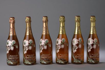 null 6 bouteilles CHAMPAGNE "Belle Epoque", Perrier-Jouët 1979 (rosé, très belle...
