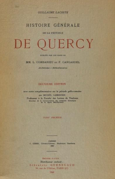 null Guillaume LACOSTE. Histoire générale de la province de Quercy.

Cahors, J.Girma,...