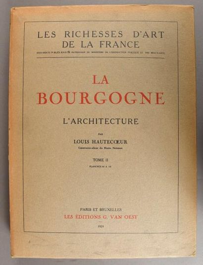 null Louis HAUTECOEUR. La Bourgogne "L'Architectyre", TOME I et II

Paris, Van Oest,...