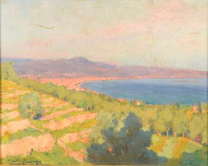 null Charles MARTIN-SAUVAIGO (1881 - 1970).

La Baie des Anges à Nice.

Huile sur...