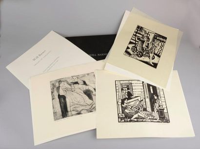 null Will BARNET (1918-1992).

"Images of children".

Suite de huit gravures et xylographies.

Publiées...