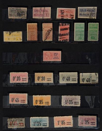 null France COLIS POSTAUX. Emission 1892/1945: Collection de timbres neufs dont n°2,...