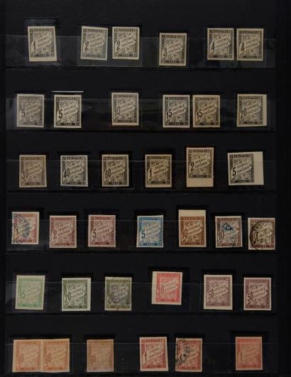 null COLONIES FRANCAISES Emissions 1880/1945 : Collection de timbres neufs et oblitérés...