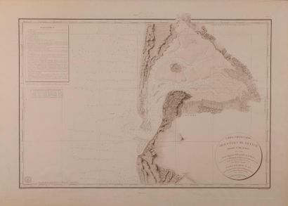 null "Carte particulière des côtes de France - bassin d'Arcachon levée en 1826 par...