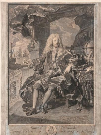 null D'après Hyacinthe RIGAUD (1659-1743).

"Samüel Bernard. Chevalier de l'ordre...