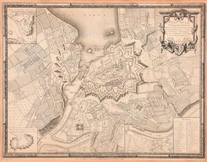 null Nicolas CHALMANDRIER (actif de 1756-1782).

Plan de la ville de Genève, dédié...