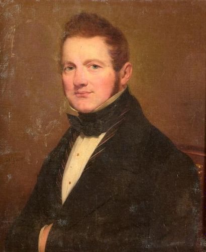 null Nicolas Louis GOSSE (1787 - 1878).

Portrait d'homme. 

Huile sur toile signée...