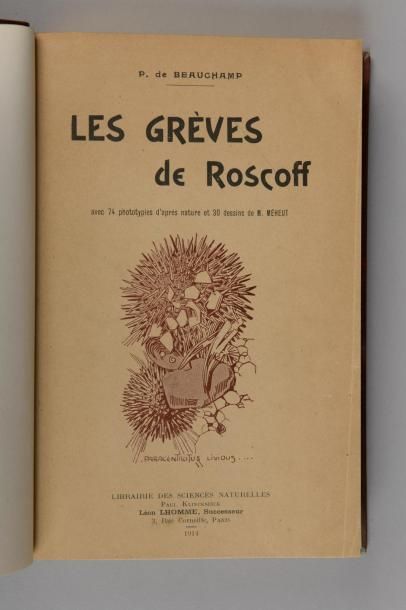 null BEAUCHAMP (Paul MARAIS DE). Les Grèves de Roscoff. Paris, Librairie des Sciences...
