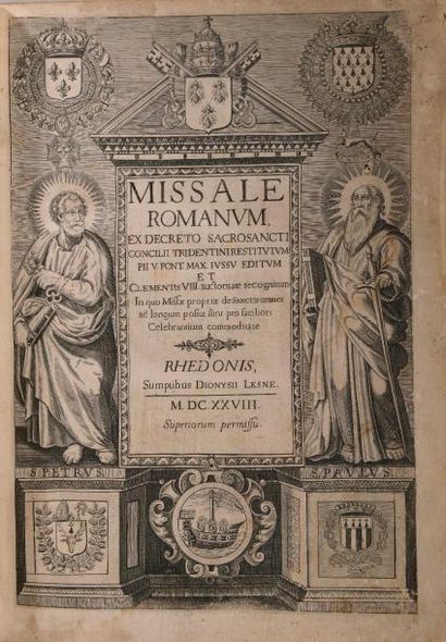 null [BIBLE]. Missale romanum ex decreto sacrosanti concilii Tridentini restitutum...