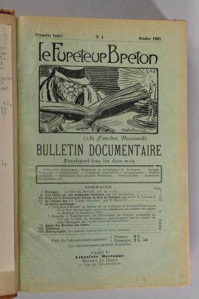 null [FURETEUR BRETON]. Le Fureteur breton. Bulletin documentaire illustré. Paris,...