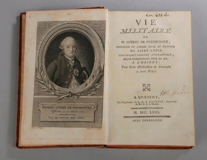 null [MILITARIA – GUÉRIN DE FRÉMICOURT (Joseph)]. Vie militaire de M. Guerin de Fremicourt...