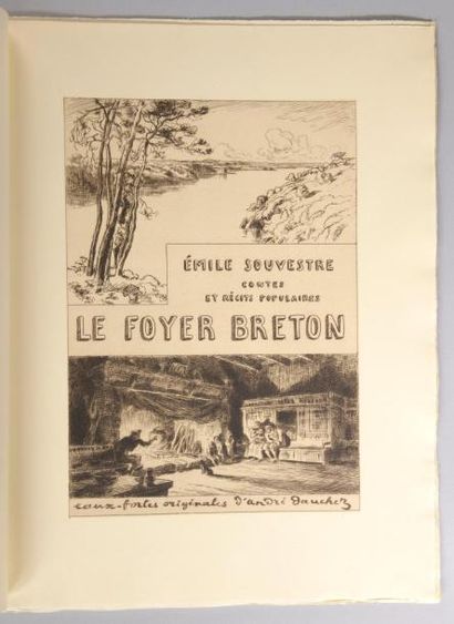 null SOUVESTRE (Émile). Le Foyer breton. Contes et récits populaires. Paris, Société...