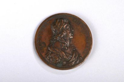 null Me?daille en bronze de la mort de Louis XIII (1610 - 1643) frappe?e en 1643...