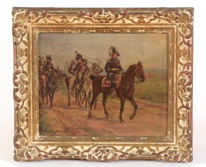 null Henry Louis DUPRAY (1841 - Paris, 1909).

Le maréchal Ney et le 3e régiment...