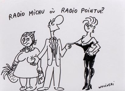 null Campagne publicitaire Europe 1 , "Radio Michu ou Radio pointue ?"

Dessin original...