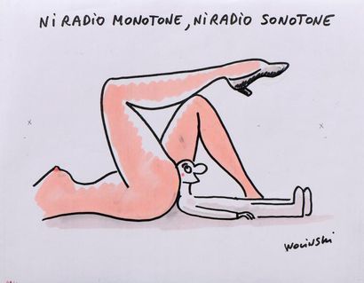 null Campagne publicitaire Europe 1 , "Ni Radio monotone ni Radio sonotone."[Les...