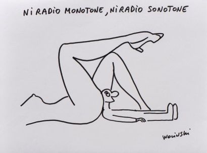 null Campagne publicitaire Europe 1 , "Ni Radio monotone ni Radio sonotone."[Les...