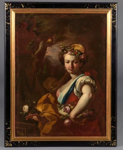 null Jacopo CESTARO (Bagnoli Irpino, 1717 - Naples, 1778).

Jeune marchande de fleurs...