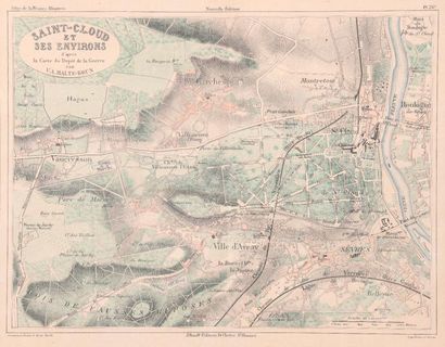 null ERHARD.

Saint Cloud et ses environs d'après la carte du dépôt de la guerre...