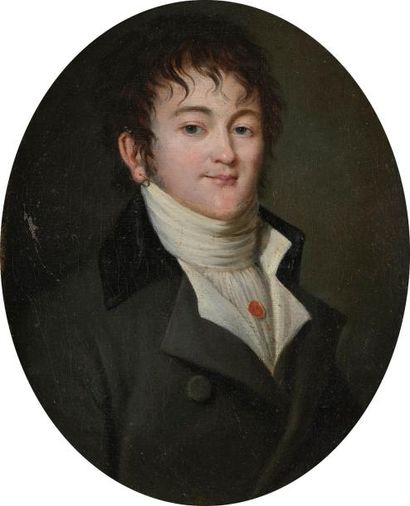 null Ecole française du XIXe siècle.

Portrait de Lubin Jacques Martin.

Huile sur...
