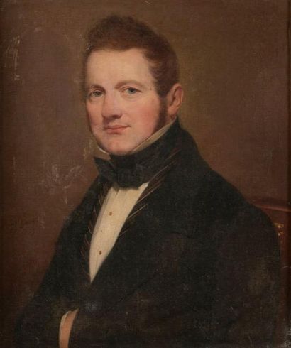 null Nicolas Louis GOSSE (Paris, 1787 - Soncourt-sur-Marne, 1878).

Portrait d'homme....