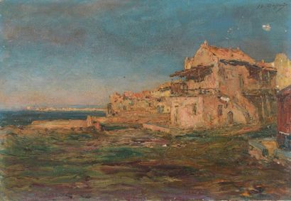 null J.B. BUFFAUD (1853 - 1927).

Deux villages au bord de la Méditerranée.

Deux...