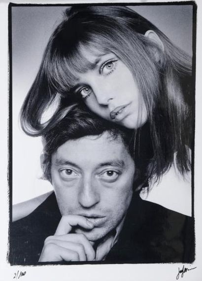 null Just JAECKIN (né en 1940).

Jane Birkin et Serge Gainsbourg.

Tirage numérique...