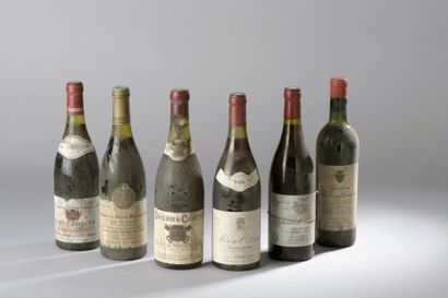 null Ensemble de 6 bouteilles : 

- 1 bouteille SAINT-JOSEPH "Le Grand Pompée", Jaboulet...