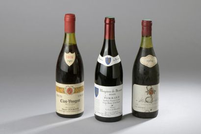 null Ensemble de 3 bouteilles : 

- 1 bouteille POMMARD "Dames de la Charité", Hospices...