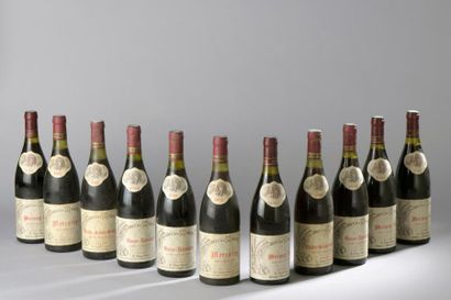 null Ensemble de 11 bouteilles (es) : 

- 2 bouteilles MERCUREY Naudin-Varrault 1982...