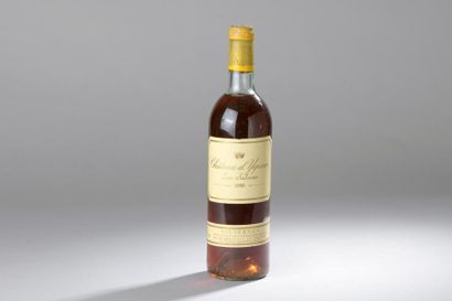 null 1 bouteille Château D'YQUEM, 1° cru supérieur Sauternes 1980 (els, TLB, capsule...