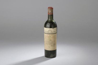 null 1 bouteille Château MOUTON-ROTHSCHILD, 1° cru Pauillac 1945 (numérotée 42 255,...