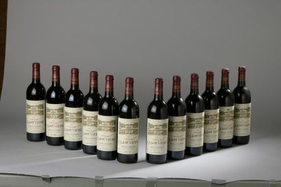 null 12 bouteilles Château LA LOUVIERE, Pessac-Léognan 1995 (1 ea) 