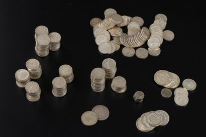null Ensemble de pièces en argent : trois de cent francs : deux Marie Curie 1984...