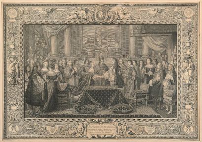 null D'après Charles LEBRUN (Paris, 1619 - Paris, 1690).

Entrevue de Louis XIV roi...