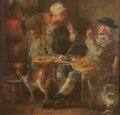 null Attribué à Jan Antoon GAREMYN (Bruges, 1712 - Bruges, 1799).

Le bureau de recette...