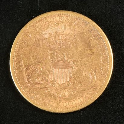 null Une pièce en or de 20 dollars américains 1882 (S).

Lot vendu sur désignation...