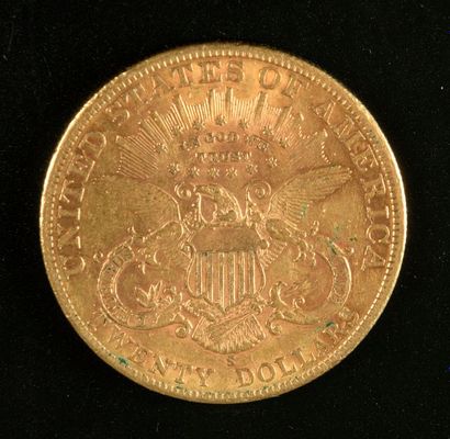null Une pièce en or de 20 dollars américains 1901 (S).

Lot vendu sur désignation...