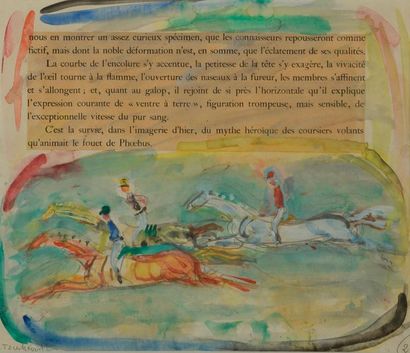 null Constantin TERECHKOVITCH (1902 - 1978).

Course de chevaux illustrant le texte...