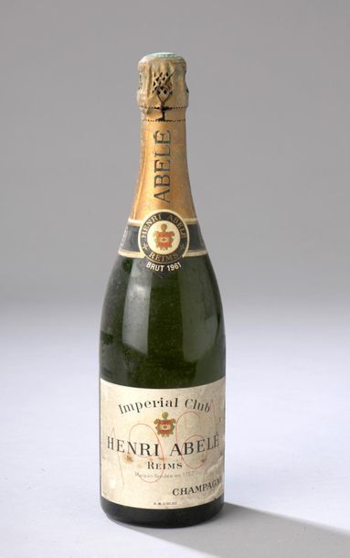 null 1 bouteille CHAMPAGNE Henri Abelé 1961 (es) 