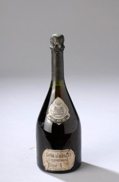 null 1 bouteille CHAMPAGNE "Dom Ruinart", Ruinart 1971 (rosé, ea, léger dépôt) 