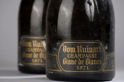 null 3 bouteilles CHAMPAGNE "Dom Ruinart", Ruinart 1971 (ea) 