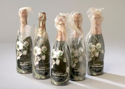 null 5 bouteilles CHAMPAGNE "Belle Epoque", Perrier-Jouët 1973 (1 TLB) 
