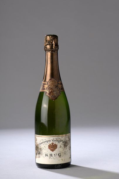 null 1 bouteille CHAMPAGNE Krug 1975 