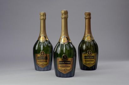 null 3 bouteilles CHAMPAGNE "René Lalou", Mumm 1979 (très belles) 